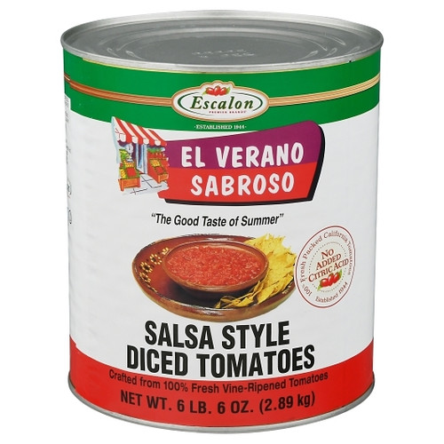 El Verano Sabroso Salsa Diced Tomato, 102 Ounce, 6 Per Case